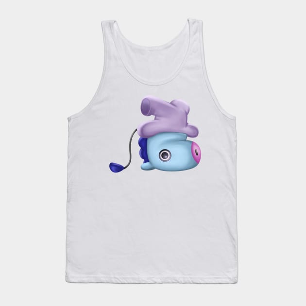 BTS BT21 Cute Mang J Hope Tank Top by moonquarius